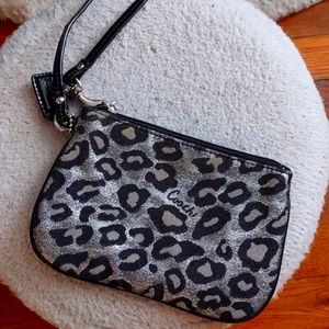Authentic small coach wristlet
